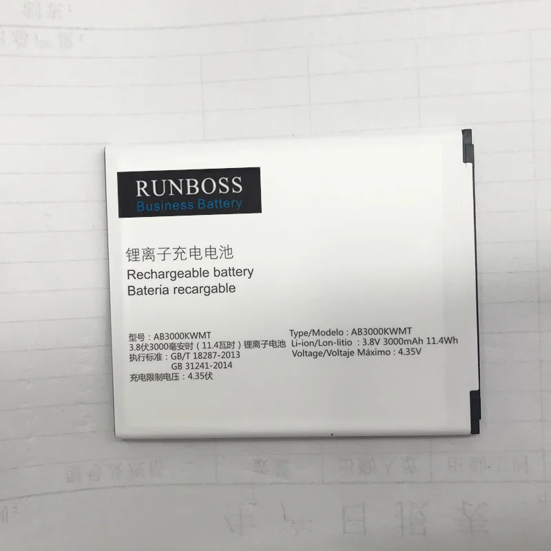 Runboss оригинальный качественный аккумулятор AB3000KWMT для Xenium CTS327 Philips S327 | Мобильные