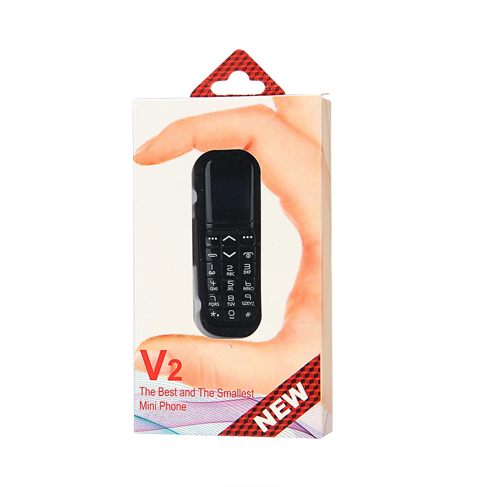 Длинный cz V2 Bluetooth Dialer 0,66 дюймов Magiac Voice Bluetooth наушники мини мобильный телефон с поддержкой Hands Free Fm