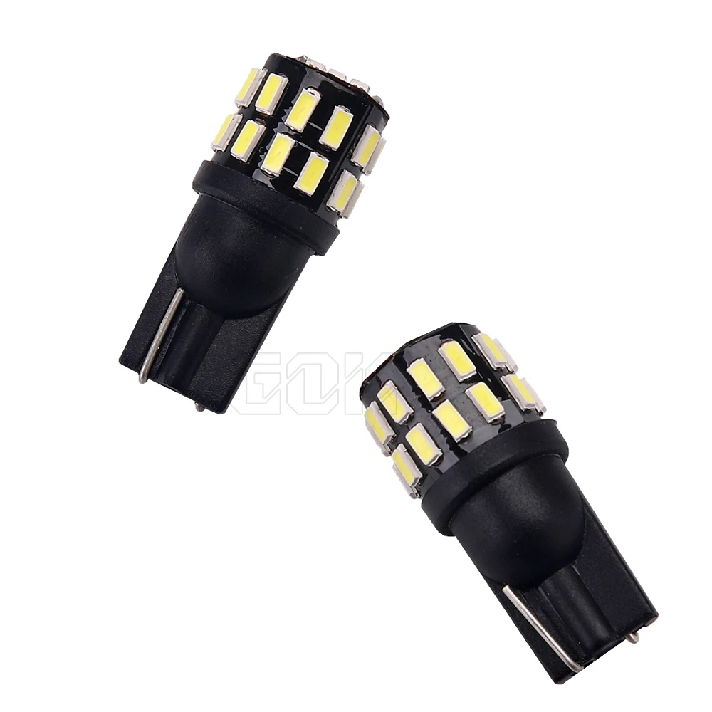 10 светодиодных ламп W5W T10 Canbus 3014 SMD 30 LED 194 168 автомобильные габаритные огни