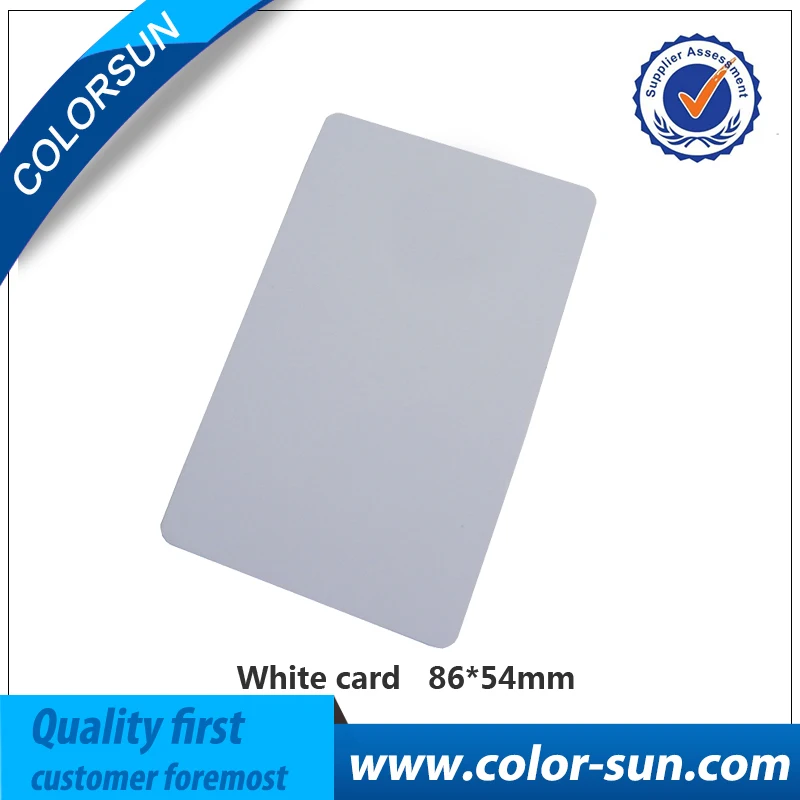 100PCS glossy White Blank inkjet printable PVC Card Waterproof plastic ID business card no chip for Epson Canon printer | Компьютеры и