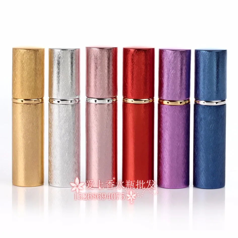 売却 500ピース/ロット容量10ミリリットル卸売詰め替えポータブルミニ香水瓶&トラベラーアルミスプレーアトマイザー空パルファムボトル