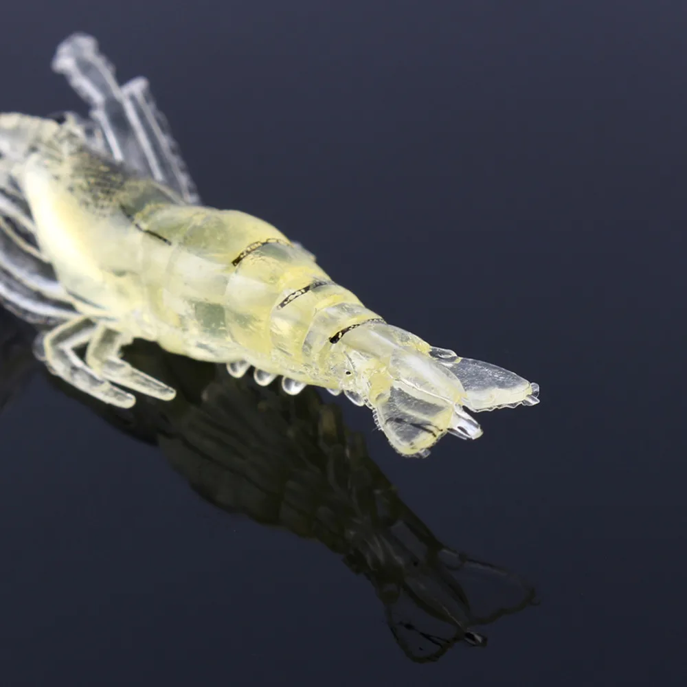 1 шт. рыболовная приманка Мягкая для ловли креветок сверхлегкая имитация рыбалка