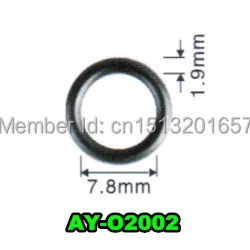 

Резиновое кольцо для топливной форсунки 500, запчасти автозапчасти шт., подходит для инжектора (AY-O2002, 7,8*1,9 мм)