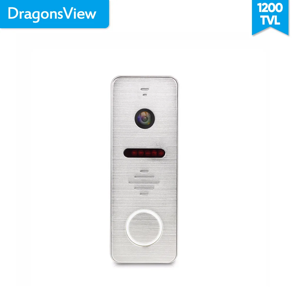 Dragonsview видео телефон двери 7 дюймов дверной звонок Домофон разблокировка система записи 16 Гб sd-карта сенсорная кнопка широкий угол 130 градусов