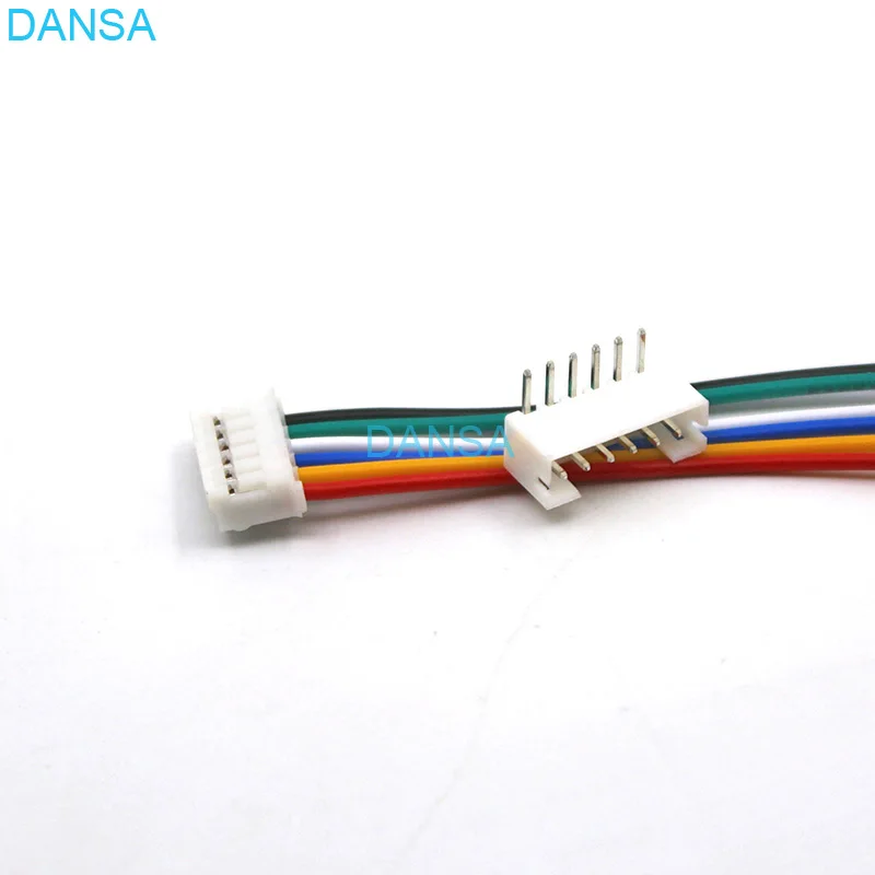 25 Комплектов мини микро PH2.0 JST 2 0 мм Шаг 6Pin боковой входной разъем с 1007 26AWG 100 до 250