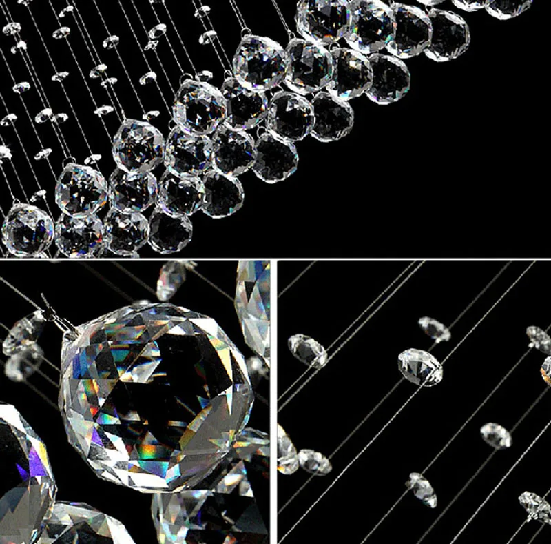 Хрустальный светильник в виде пирамиды для ресторана подвесная линия