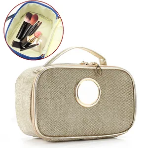 2018 Новая модная женская косметичка для макияжа женская сумка для хранения роскошная сумка с блестками модная сумочка 88 9 популярная