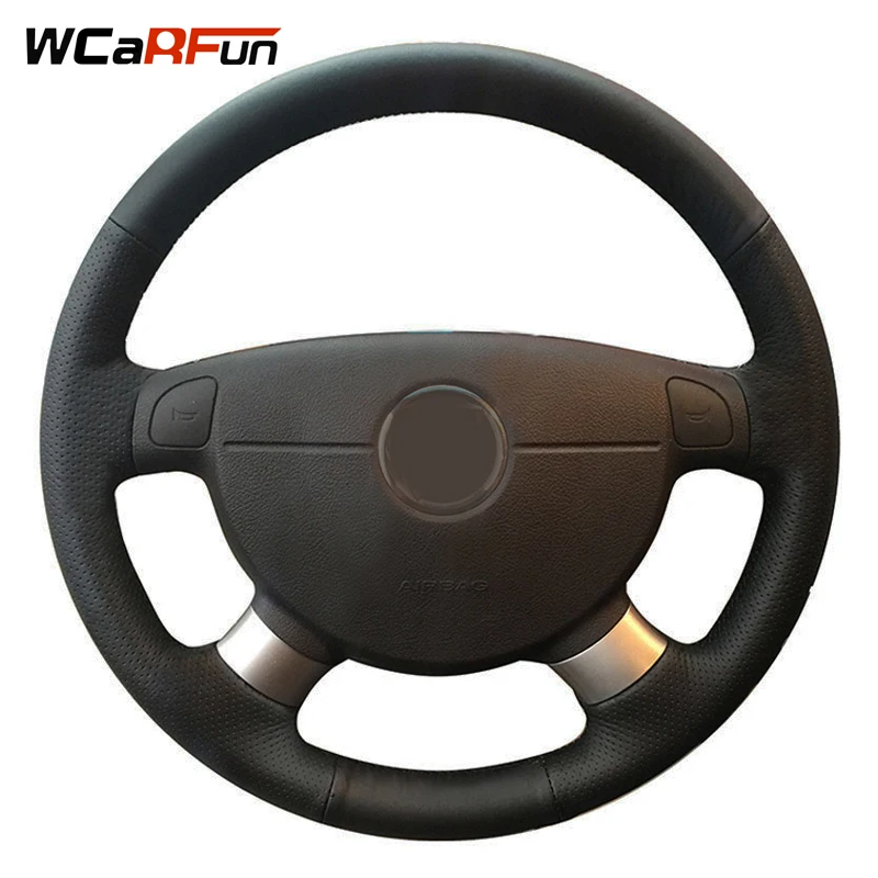 WCaRFun авто чехол рулевого колеса автомобиля для Buick Excelle Daewoo Gentra 2013- Chevrolet Lacetti 2006-2012 шевролет Авео лова