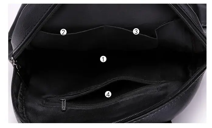 Модный женский рюкзак Chuwanglin однотонные кожаные рюкзаки простой bolsa feminina