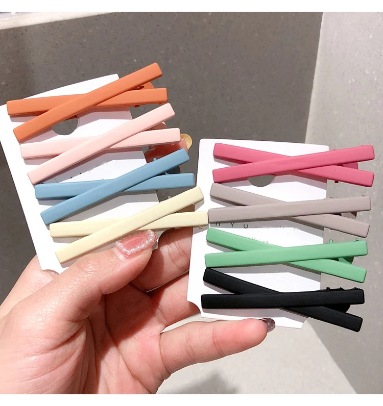 5 шт./компл. Милая цветная заколка для волос девочек повязка Пряжка аксессуары