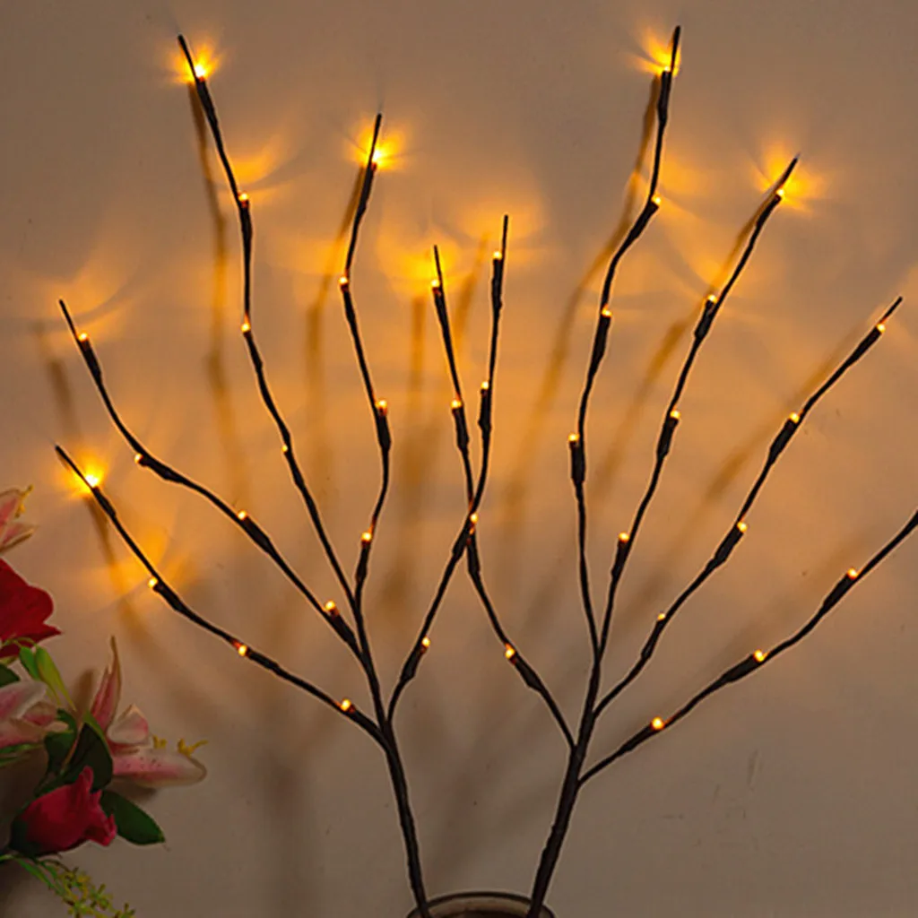 Светодиодный светильник &quotВетка ивы&quot Цветочный фары 20 лампы Главная для