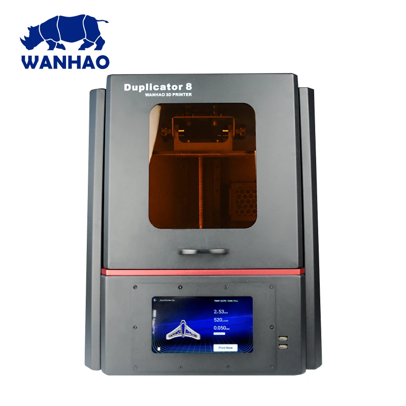 Новейший WANHAO D8 полимерный ювелирный стоматологический 3d принтер WANHAO Дубликатор 8 dlp sla lcd 3d принтер машина с wifi