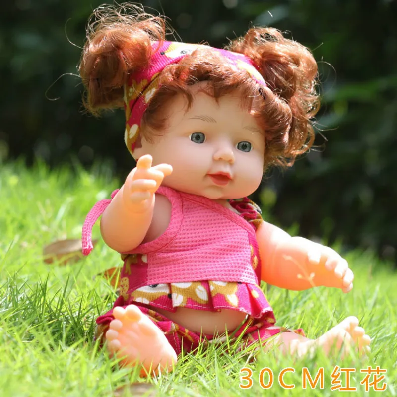 Умные куклы с голосом для детей 30 см супер милые мягкие резиновые игрушки умная