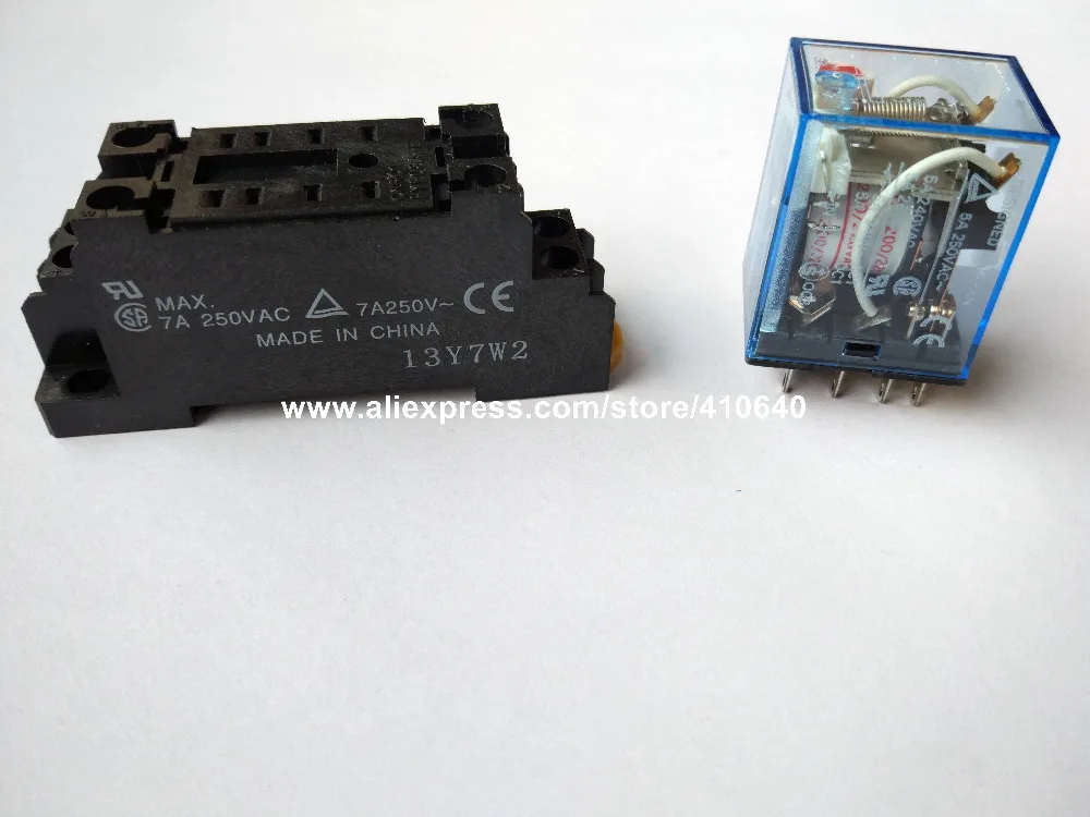 1 Piece MY2NJ intermediate relay AC 200 / 220 V New Model MY2N-J or MY2N-GS with good quality Base Popular and Hot Sales | Обустройство