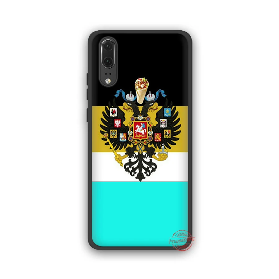 WEBBEDEPP Russian flag national emblem Soft Case for Huawei P8 P9 P10 P20 P30 Lite Pro 2017 2018 2019 Cover | Мобильные телефоны и