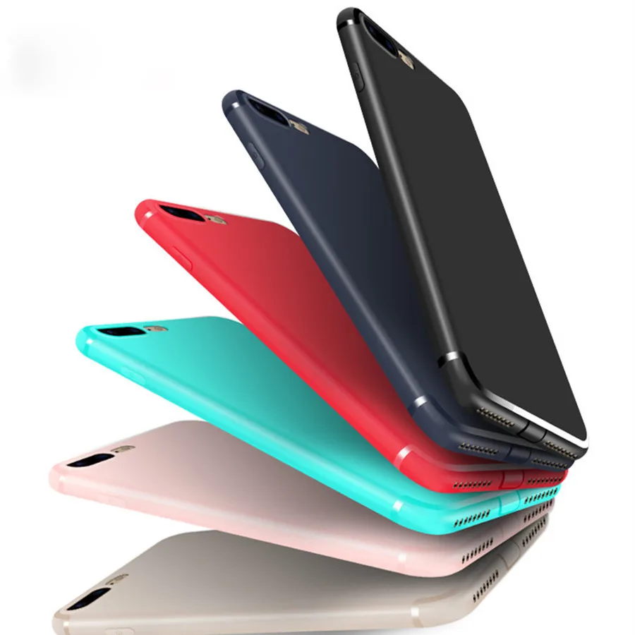 Роскошный карамельный Высококачественный ТПУ чехол для телефона iPhone 7 резиновый
