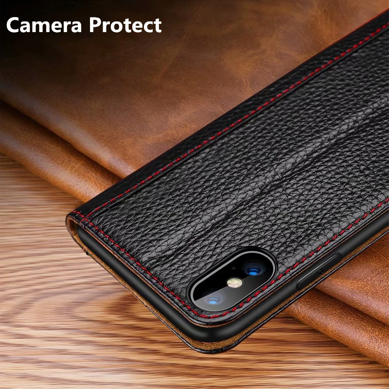 Роскошный чехол из натуральной кожи для iphone XS Max для iphone X XS XR чехол из натуральной кожи для Apple 7 Plus 8 Plus полная защита флип