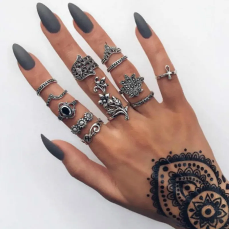 12 шт./компл. винтажные Цветочные рандомные наборы Пальмовая Корона вишневые