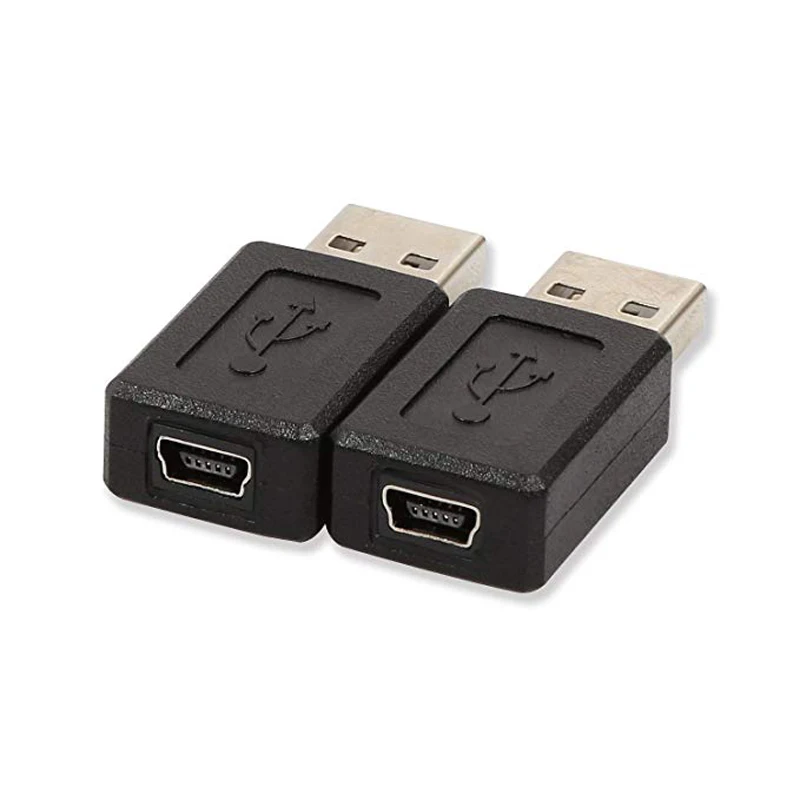 Новый высококачественный USB A штекер для мини-usb Тип B женский M/F адаптер