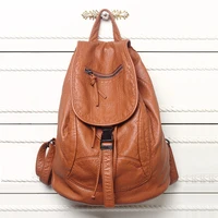 new washed leather bag high grade leather women backpacks bolsos mochila mujer school backpack for girls travel bag rucksack