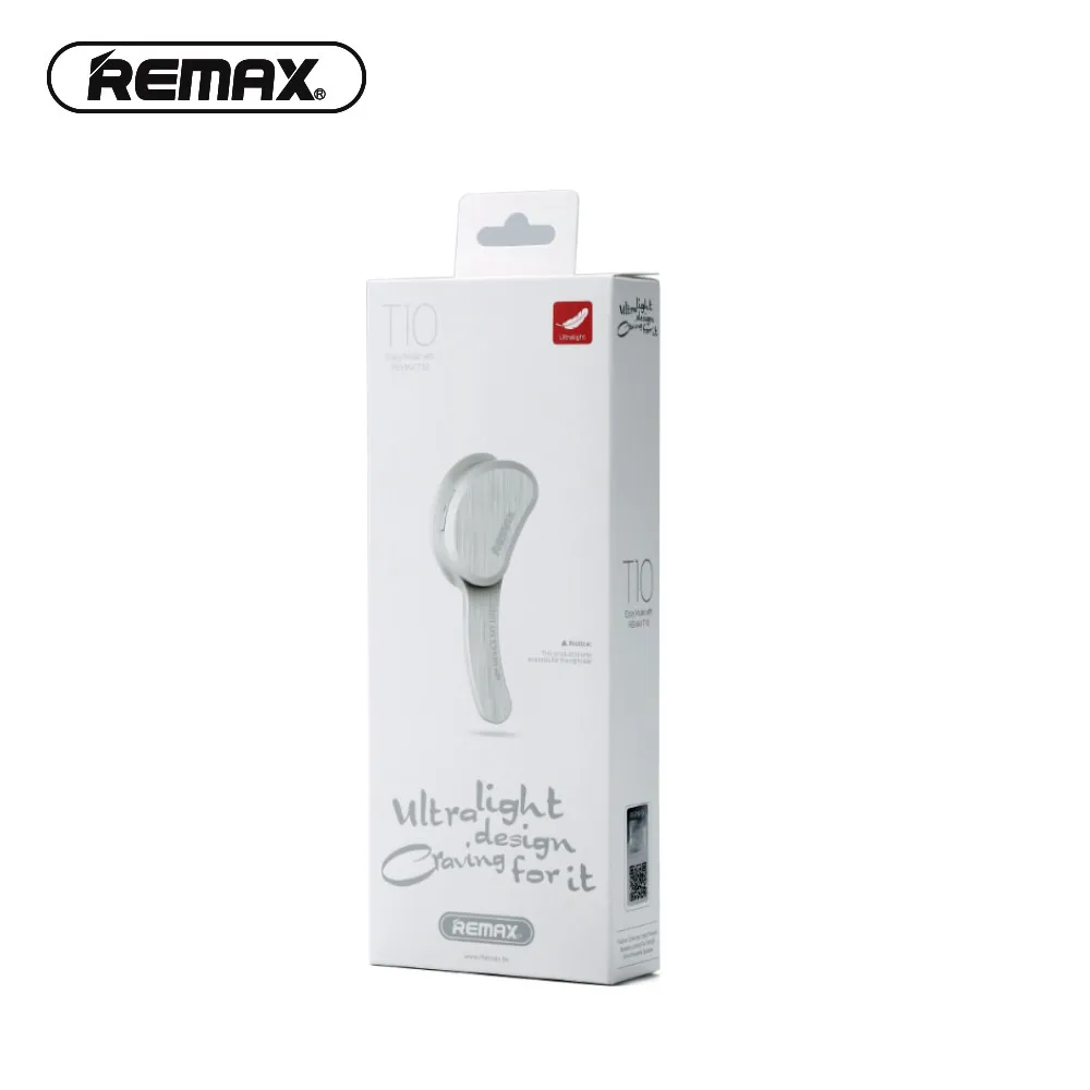 Оригинальные наушники remax bluetooth 4,1 Беспроводные Мини спортивные наушники с микрофоном для смартфона беспроводные наушники RB-T10