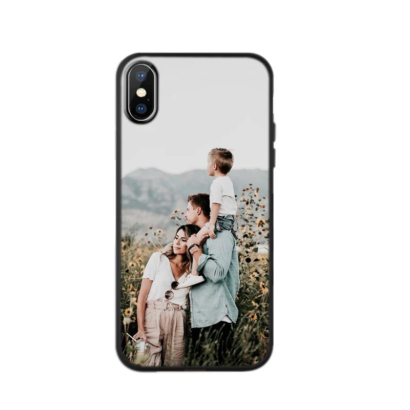 Customiized Soft TPU Case For iPhone X 6 6S 7 8 Plus 10 XR XS Max Custom Picture Personalized Cover Coque Gift Cus606 |