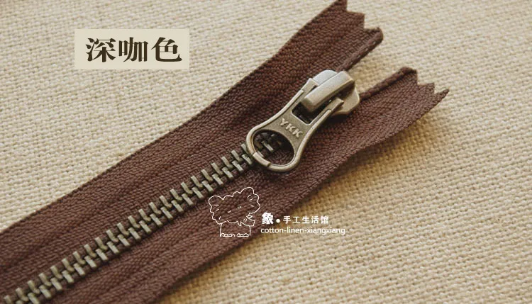 DIY кожаные сумки обувь карман 20~ 35 см YKK 5# высококлассные античные серебряные металлические молнии аксессуары - Цвет: Photo Color
