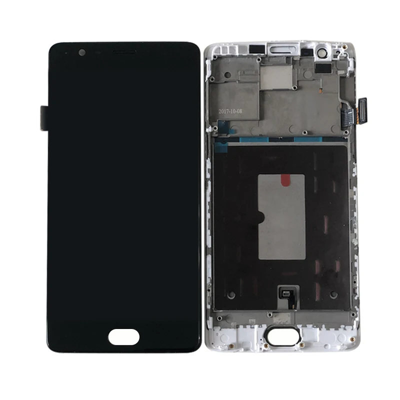 M& Sen для 5," Oneplus 3T A3010 AMOLED ЖК-дисплей+ сенсорная панель дигитайзер с рамкой для Oneplus 3T ЖК-дисплей