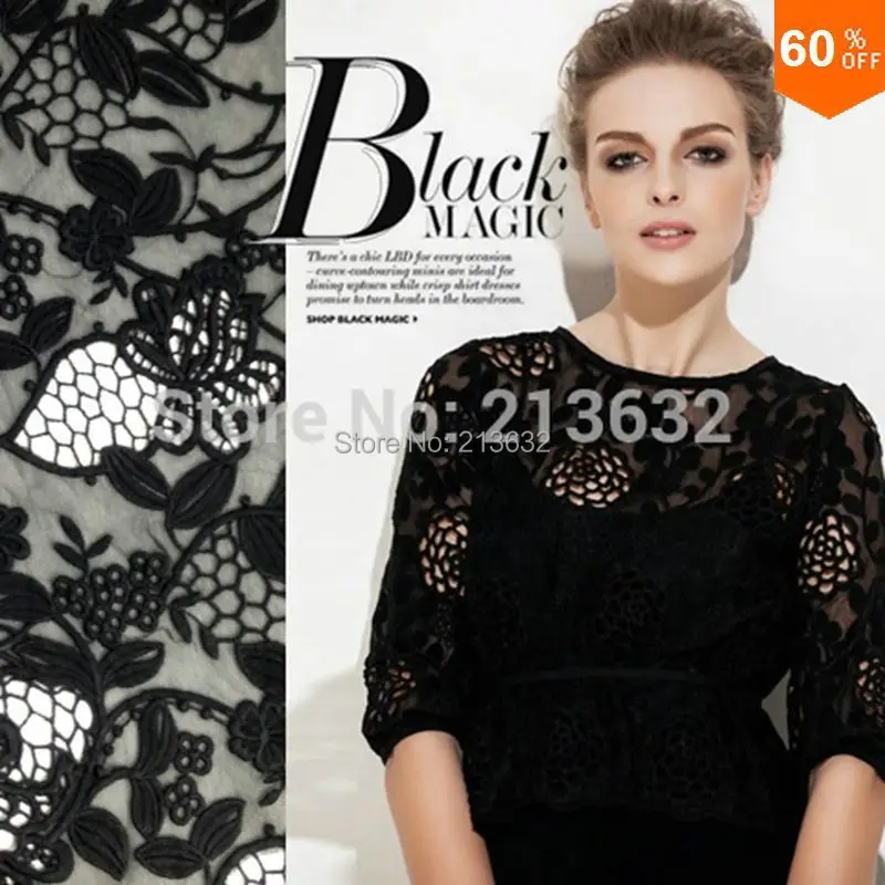 PQYY36 гипюровая кружевная ткань органза тюль Модная Неделя швейцарская вуаль