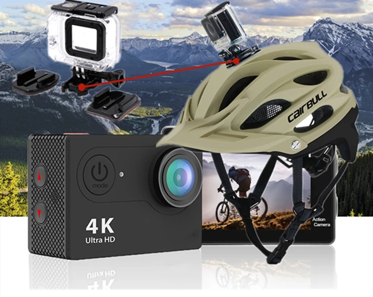 CAIRBULL MTB DVR велосипедный шлем спортивная и экшн видеокамера устанавливаемый велосипедный шлем горный внедорожный велосипедный шлем BMX Casco