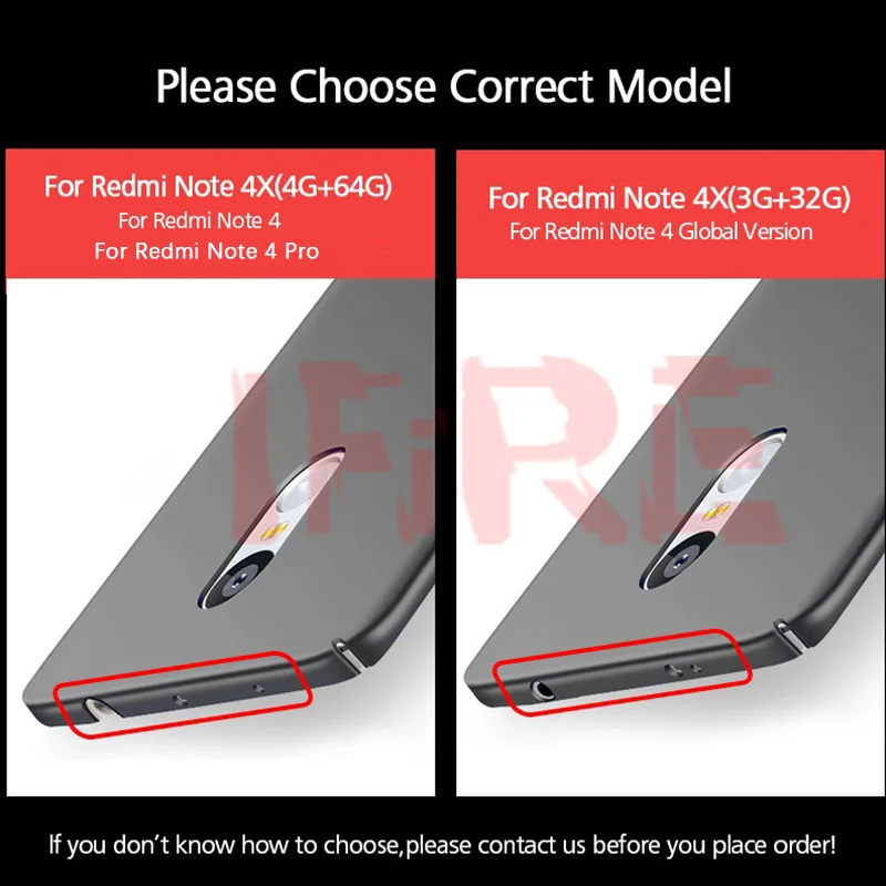Роскошный пластиковый матовый чехол для телефона Xiaomi Redmi Note 4 защитный жесткий note