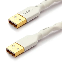 WALLE OCC медный посеребренный DAC USB кабель для передачи данных и аудио кабель усилителя - Цвет: A-A