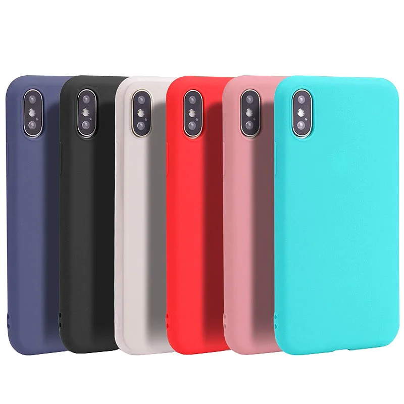 Ультратонкий Тонкий Мягкий силиконовый чехол из ТПУ для iPhone XS MAX XR X 8 7 Plus 6 5