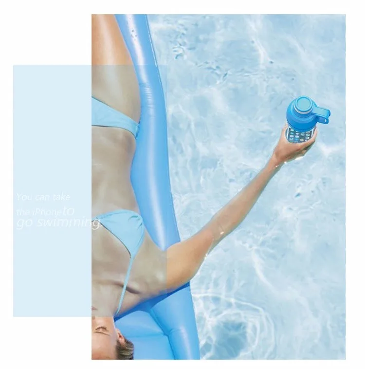 Iphone 6/6 s/7/7 s/6 Plus/7 Plus умная Спортивная бутылка для воды. 4L iBottle водонепроницаемый органайзер для хранения вызова музыки доступен для плавания йоги
