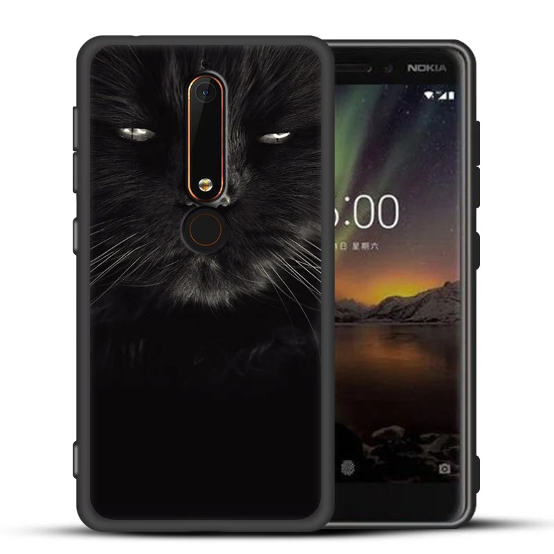 Пять цветов чехол для Nokia 6 2018 противоударный силиконовый 2017 Nokia6 TA-1054 |