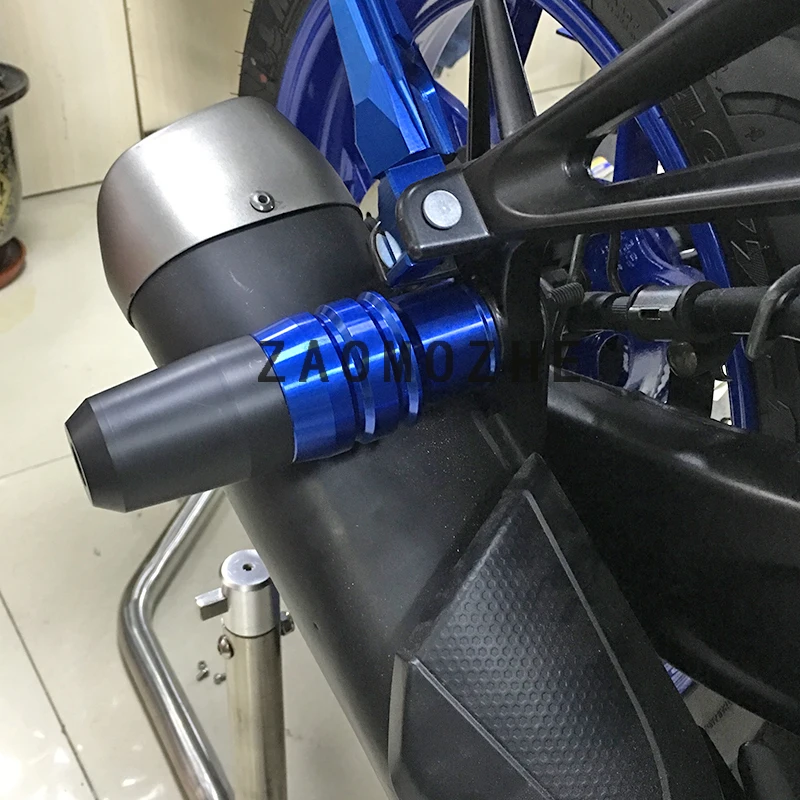 

1 Pcs Motorcycle CNC Frame Crash Pads Exhaust Sliders Crash Protector For YAMAHA MT03 MT-03 FZ-03 2014 2015 2016 2017 2018