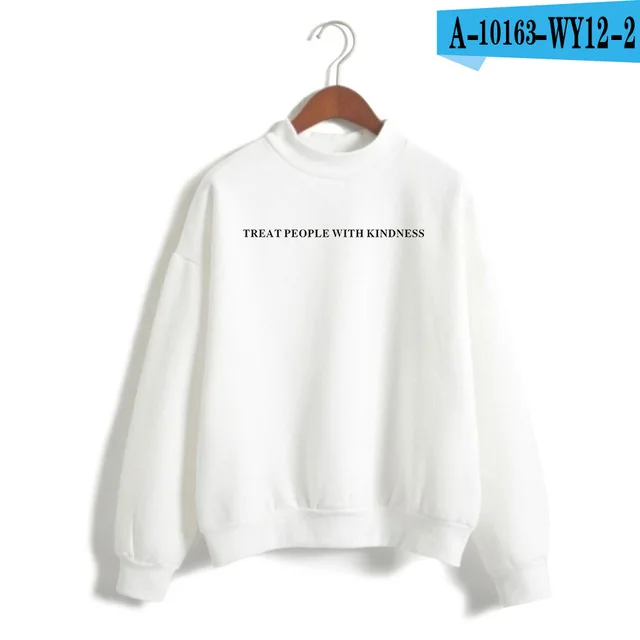 GL white Harry Styles, Женская толстовка, для лечения людей с добротой, водолазка, толстовки, унисекс, Tumblr, с буквенным принтом, спортивный костюм - Цвет: GL white