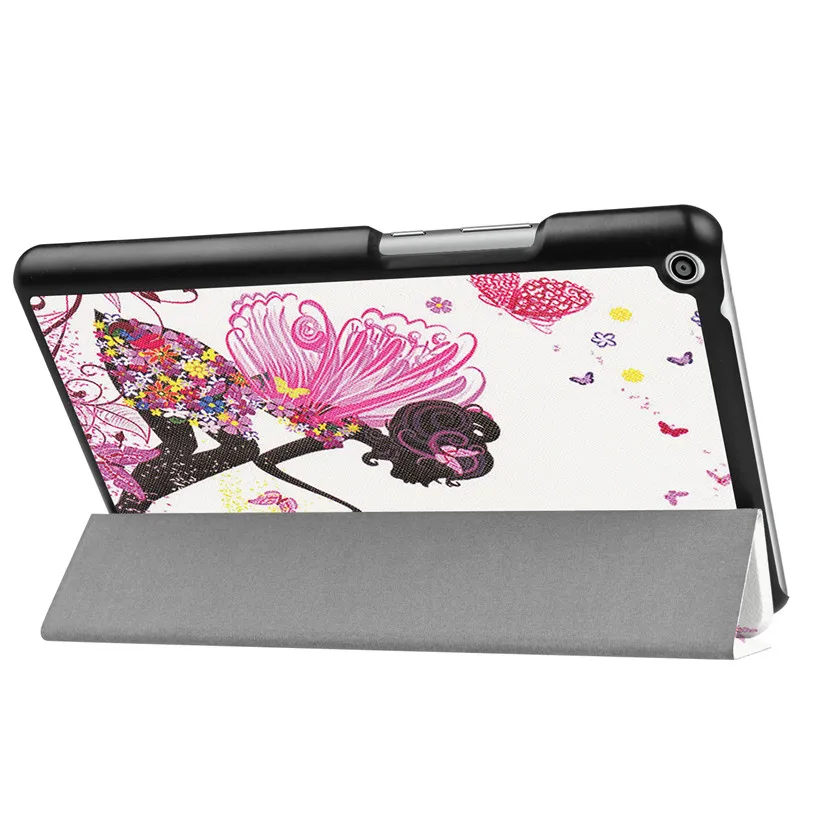 Модный чехол Funda для 2017 Huawei MediaPad T3 8 0 из искусственной кожи с подставкой Honor Play Pad 2