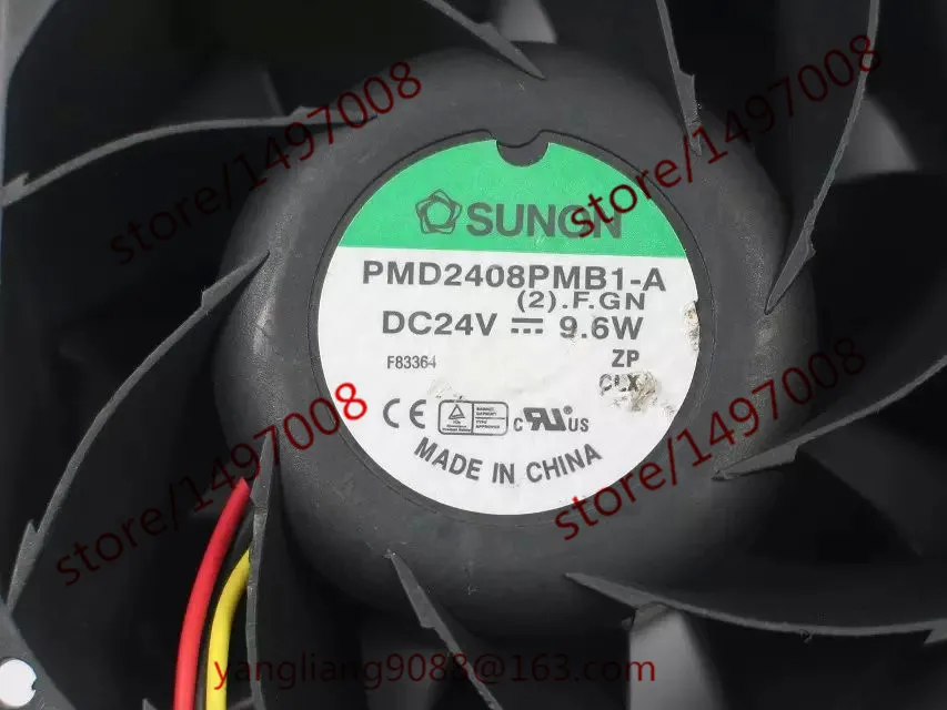 SUNON PMD2408PMB1 A (2).F.GN DC 24V 9 6 W 80x80x38 мм вентилятор охлаждения сервера|square fan|server fandc 24v fan |