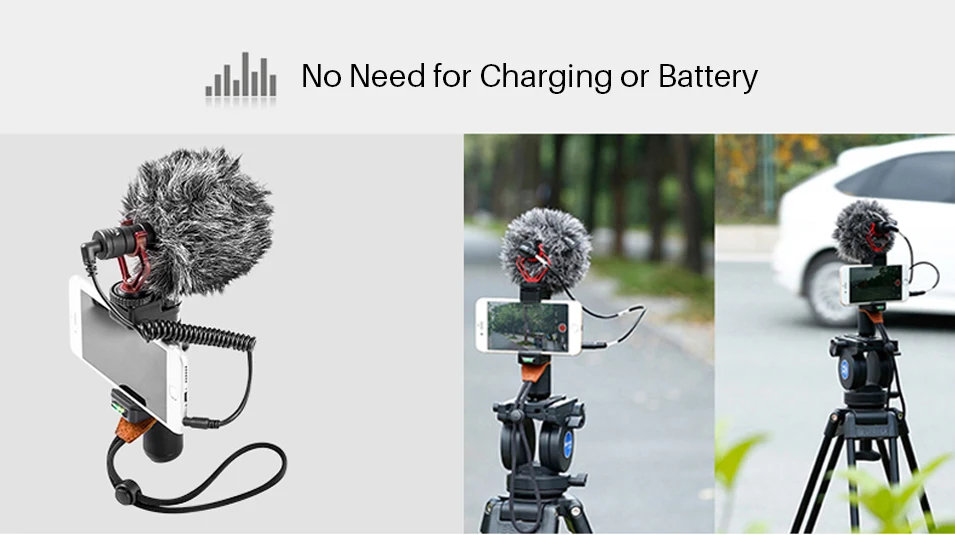 BOYA MM1 BY-MM1 микрофон дробовик видео Запись микрофон для DSLR камеры смартфон Youtube Live Vlogging Mic