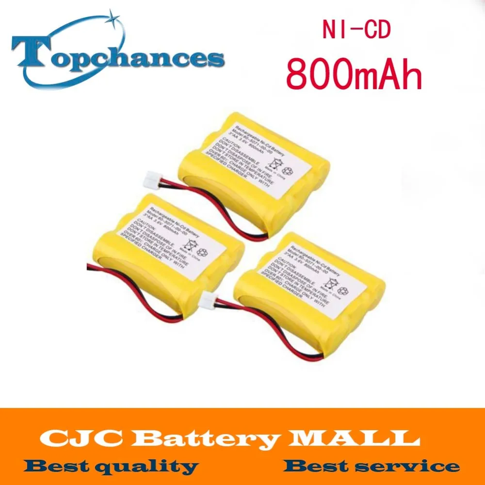 3x800 mAh Беспроводная батарея для домашнего телефона Vtech 80-5071-00-00 8050710000 | Электроника