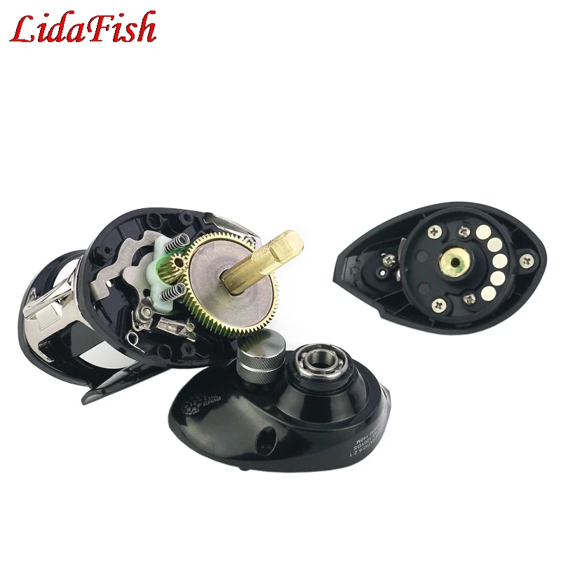 

Metal Baitcasting Fishing Reel 210g Max Drag Power 8KG Left / Right Hand Fishing Wheel