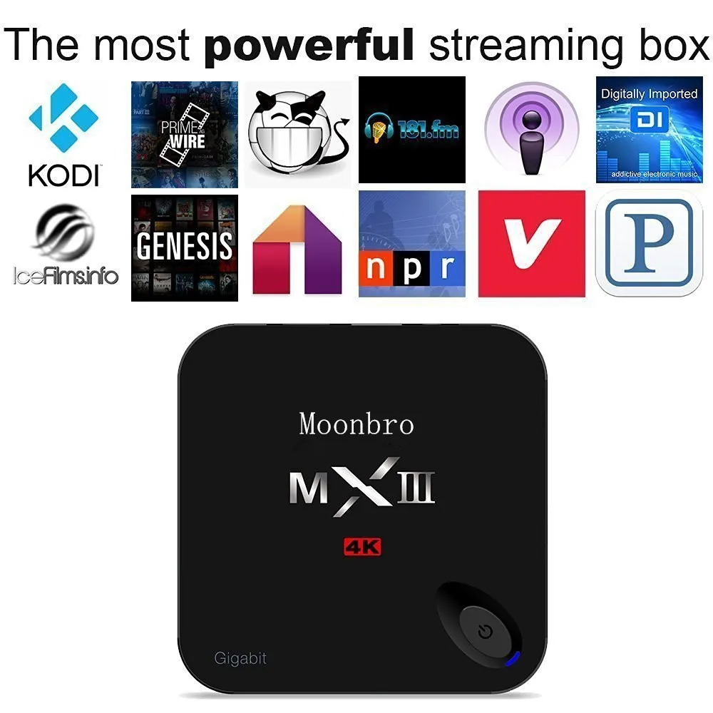2016 новый 1000 М LAN MXIII G MX3 Android 5.1 TV Box Новый ПРОЦЕССОР Amlogic S812 Полной Загрузке