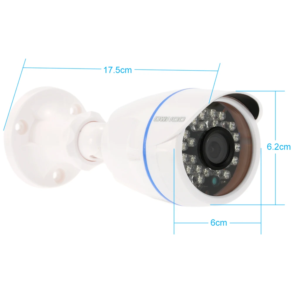 OWSOO HD 1080P IP камера 2MP видеонаблюдения сетевая цилиндрическая водонепроницаемая 24