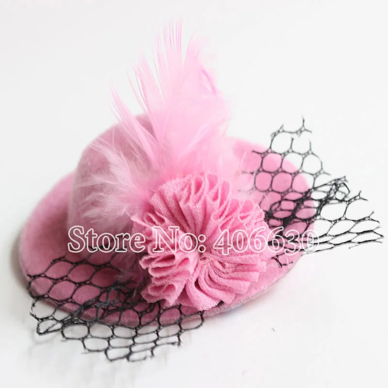 Маленькая миниатюрная шляпа диаметром 5 см аксессуары для волос девочек детские