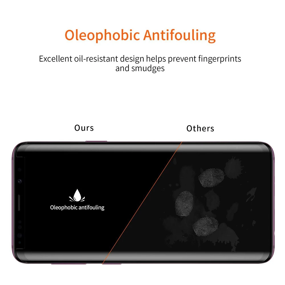 Полностью клеящаяся пленка из закаленного стекла для samsung Galaxy S9 S9+ S8 S8+ s7edge Note8, полноэкранная 3D жидкая УФ-защита экрана