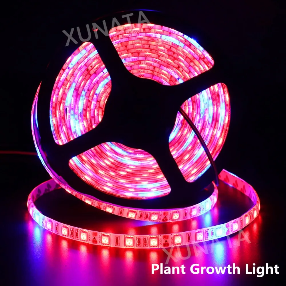 

Plant Growth Lights 5050 SMD 60LEDs Strip Flexible Tape Waterproof Greenhouse Hydroponic LED Plant Light Strip