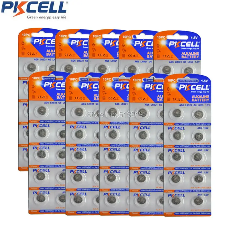 100 x AG6 371A 371 370 SR69 LR920 LR69/171 921 кнопочные батареи 32 мАч для пуль яиц часов