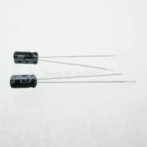 20 шт.лот 4,7 мкФ 25 в алюминиевый электролитический конденсатор 3*5 электролитический конденсатор 25 в 4,7 мкФ