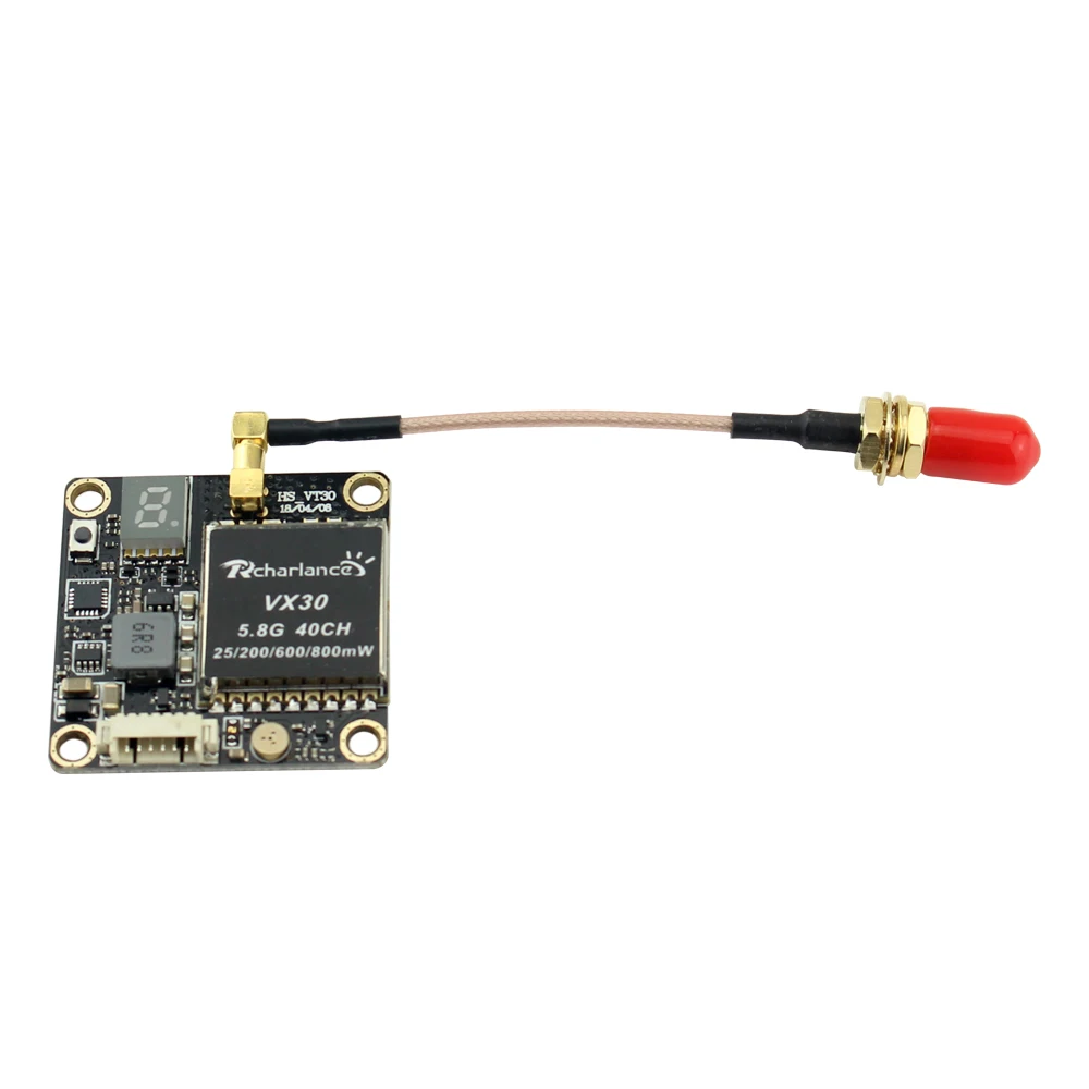 Передатчик Rcharlance VX30 5 8G FPV передатчик 25/200/600 мВт для гоночного дрона